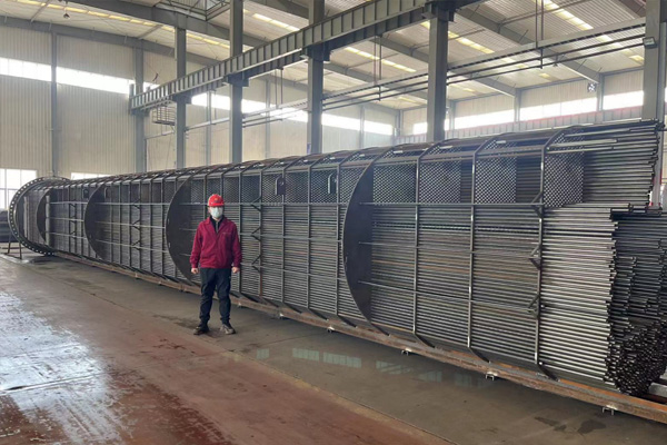 L=18m large heat exchanger through the tube