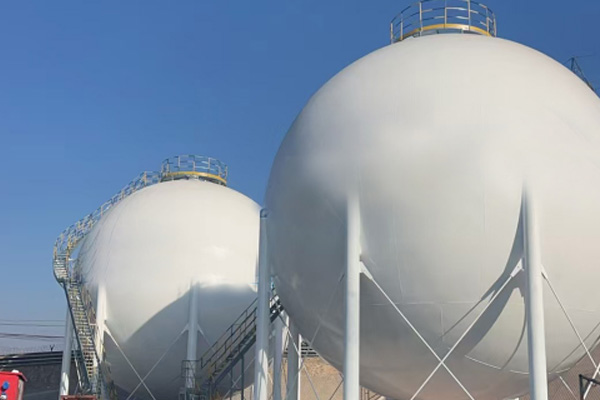 1000m³ finished rubber ball tank