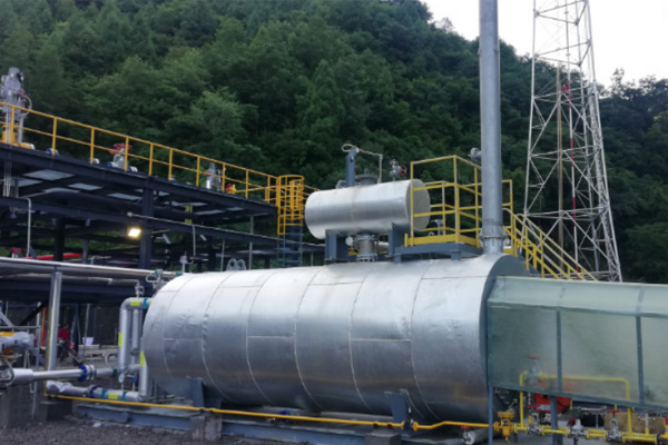 Sinopec Zhongyuan Oilﬁeld integral skid installed 500kw heating furnace