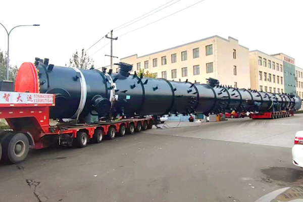 Low temperature methanol washing Tower 1 section delivery